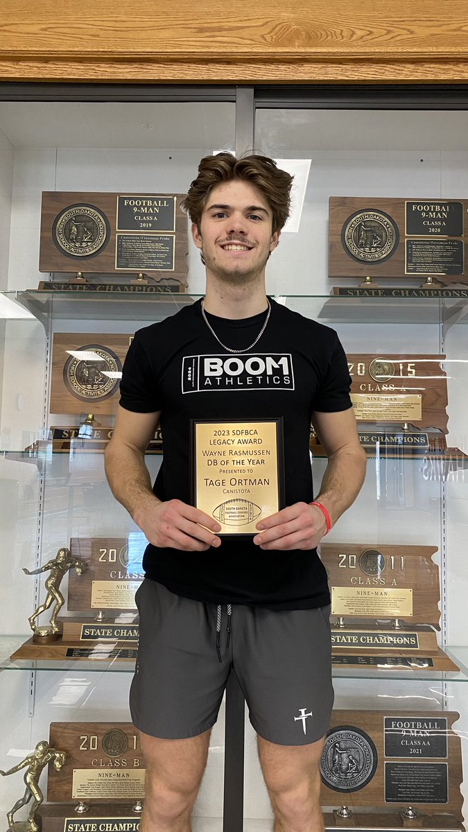 Tage Ortman (@tageortman) on Twitter photo Big thanks to <a href="/sdfbca/">SoDak Football Coaches Association</a> for the legacy award! I am honored and grateful! Big thanks to <a href="/sdfbca/">SoDak Football Coaches Association</a> for the legacy award! I am honored and grateful!