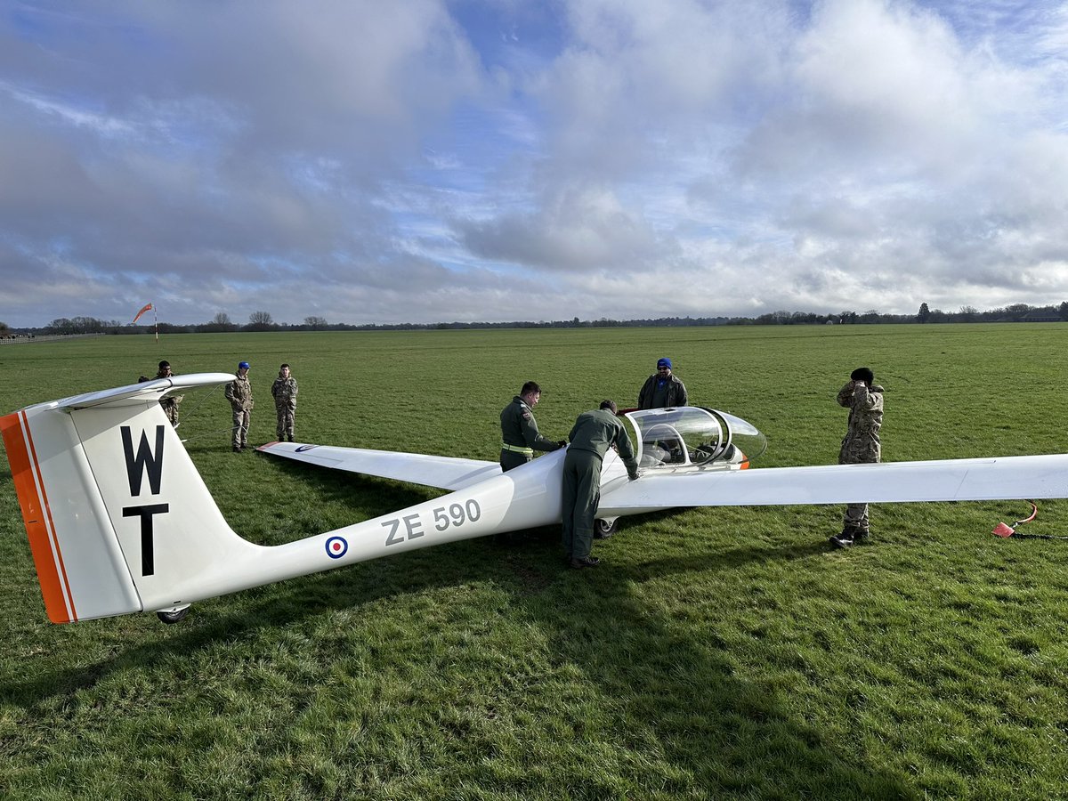 Another day of successful and safe flying as the weather turned from blue skies to overcast with rain. Well done to all the <a href="/aircadets/">RAF Air Cadets</a> who joined us today at RAF Kenley and got stuck in despite the weather 🥶 

They all flew and that’s the weekend mission complete ✅