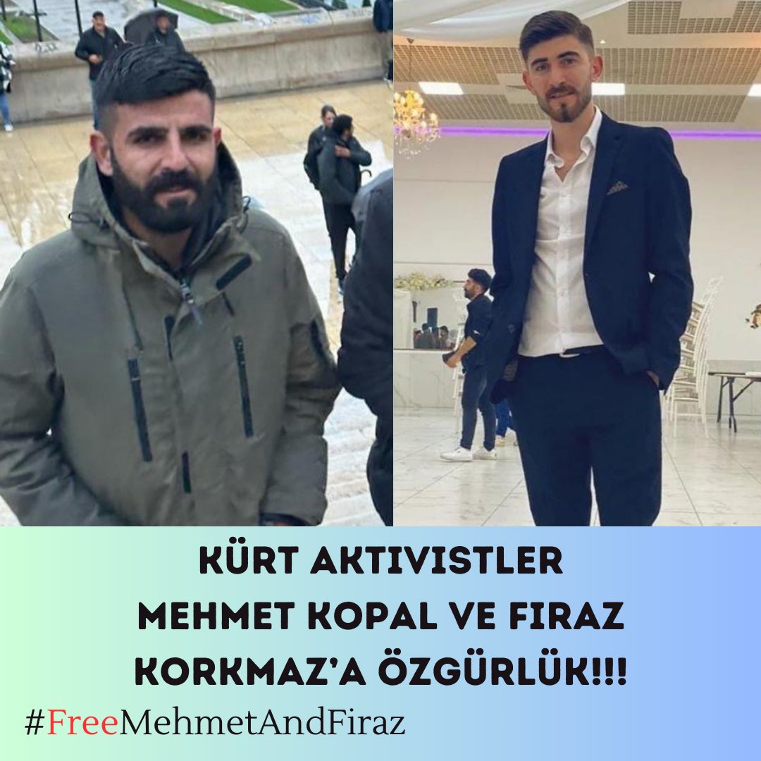 rojaciwan1978's tweet photo. L'État français bafoue les droits de l'homme et de la femme en renvoyant des réfugiés politiques en Turquie alors qu'ils ne sont pas en sécurité là-bas. 
#CPTdoesntGo2Imrali
#FreeMehmetAndFiraz
@LDH_Fr
@fidh_fr
@hrw_fr
@Francelibertes 
@amnestyfrance
@ACAT_France
@Procureur_Metz https://t.co/398grBmftT