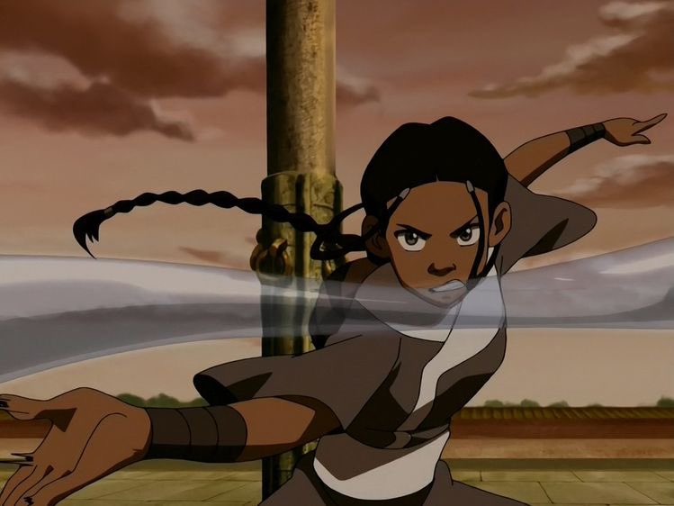 katarakins's tweet photo. I hope next season brings katara’s range and strength the way she is in the original, show her determination, courage, anger and all the traits many people try to erase from her character since the show ended https://t.co/9czm2KFIAa