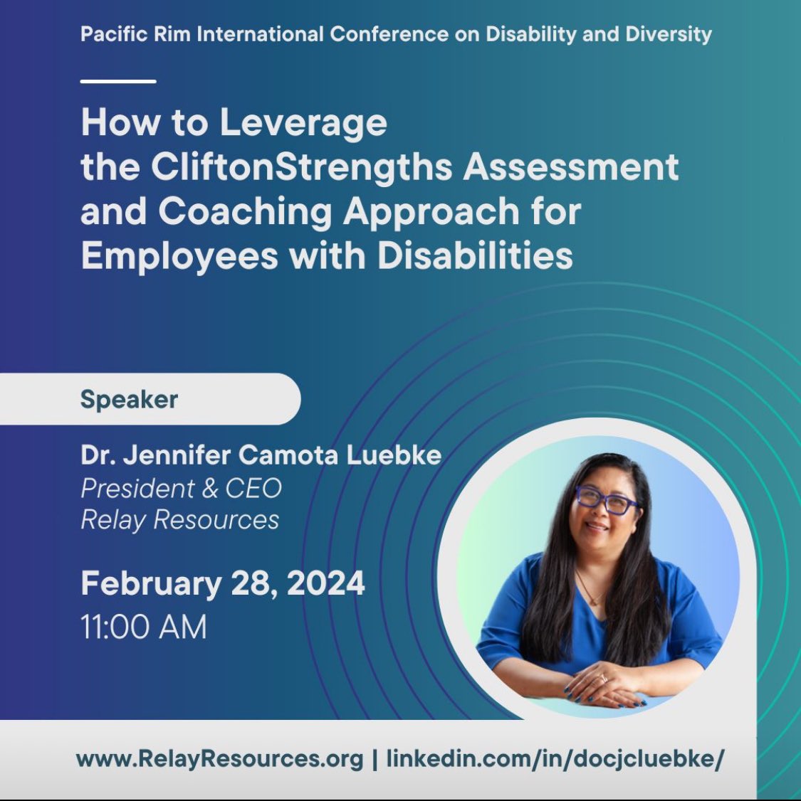 DocJCLuebke's tweet photo. @uhmanoa @CDShawaiiedu @CliftonStrength @Gallup @RelayResources #DisabilityEmployment #DisabilityInclusion #CliftonStrengths #LeverageStrengths #PacRim2024 #RippleCreator https://t.co/NjOFXgSmCZ
