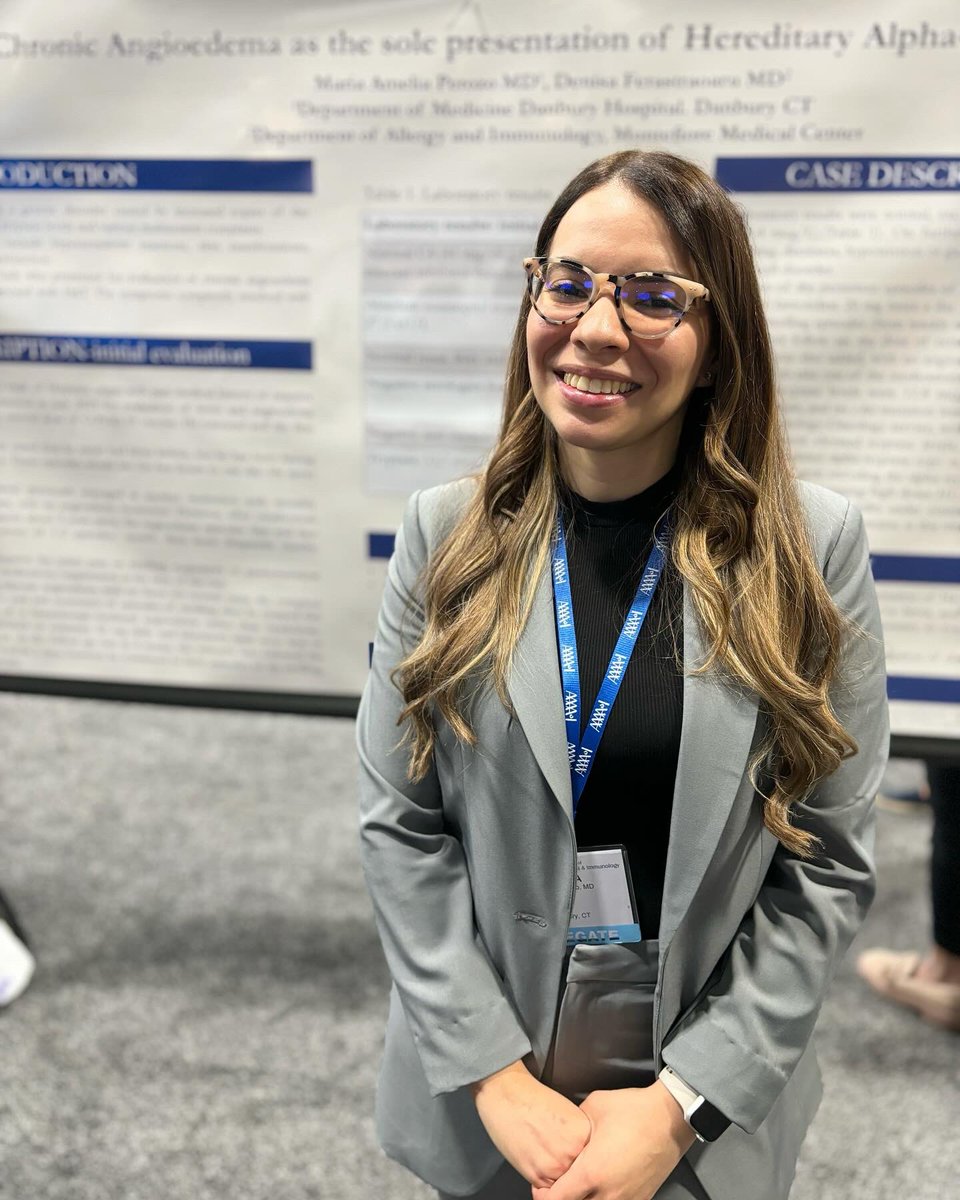 maameliaperozo's tweet photo. Last year, presenting at the AAAAI as a resident-applicant. This year, as a matched-resident-incoming-fellow 🤍🙏🏼 #AAAAI24 @AAAAI_org https://t.co/uALBxvFBoT