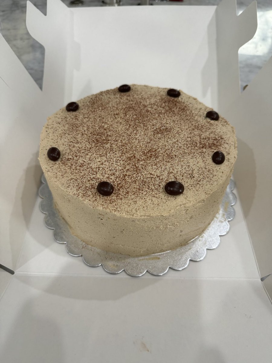 Special baking project - Mocha bday cake!