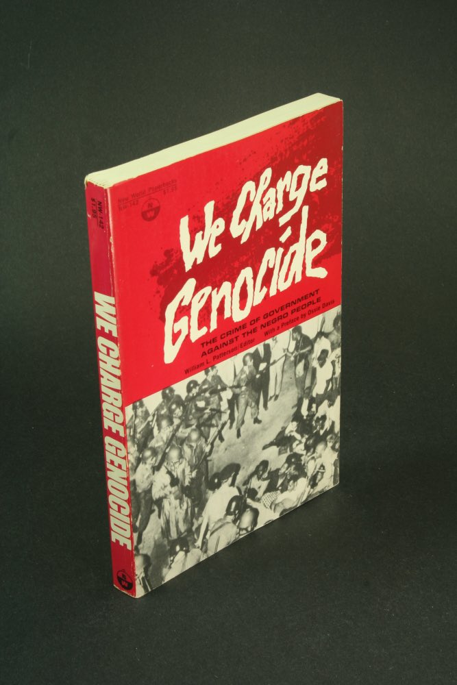 AliyahMuhammad2's tweet photo. Brother Malcolm X gave The Honorable Minister Louis Farrakhan the book “We Charge Genocide” by William L. Patterson, when he first joined The Nation Of Islam.    #SD2024 #Farrakhan @LouisFarrakhan https://t.co/7wOskIjiAi