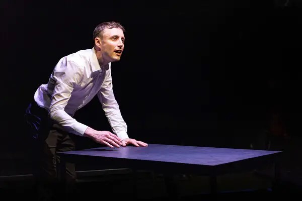 The Lead Performance in a Play award goes to Ned Castello in 'Leaves of Glass' <a href="/ParkTheatre/">Park Theatre</a>