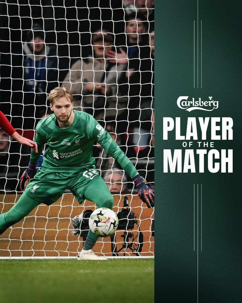 Caoimhin Kelleher 😮‍💨 Your @Carlsberg Player of the Match.