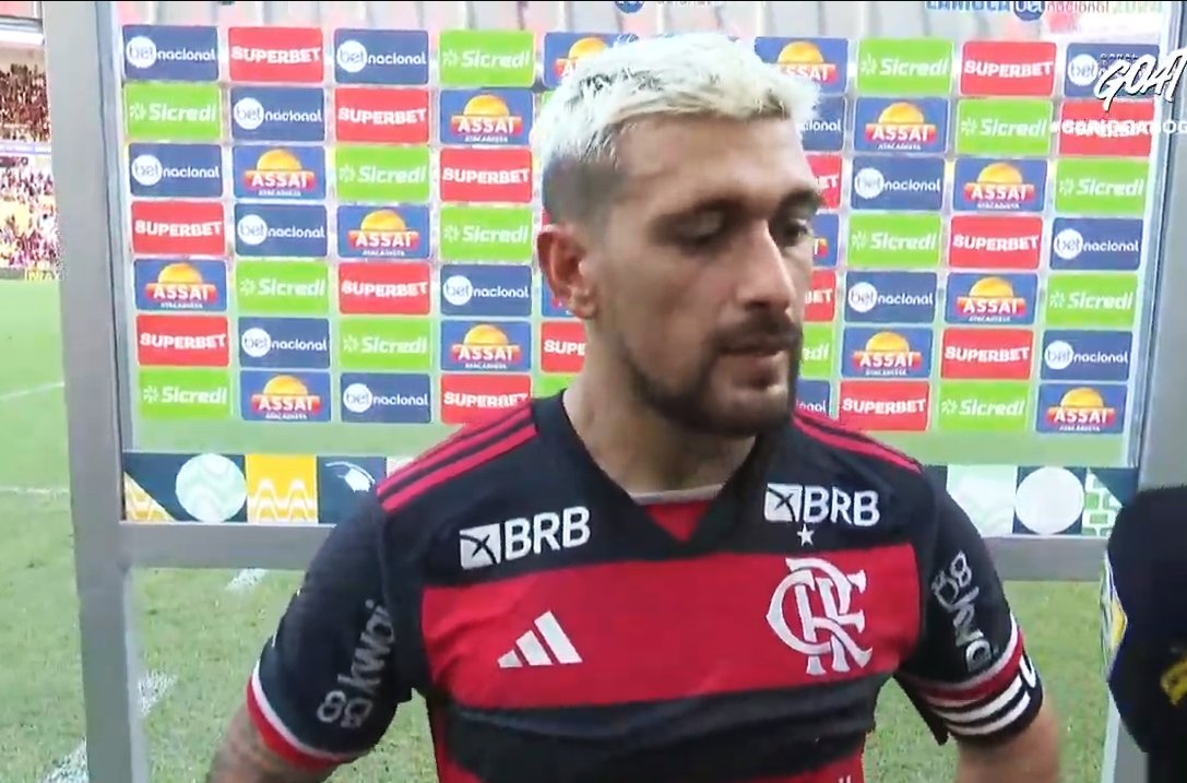 joaodoresenha's tweet image. 🎙️| Arrascaeta no fim do jogo:  

"Ainda não estamos no nosso melhor, temos que melhorar muito."  

#flaflu #Flamengo