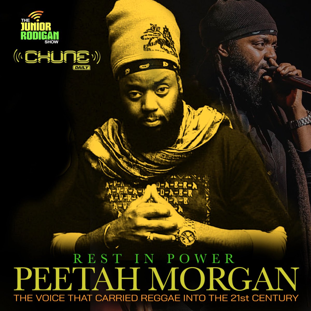 REST IN POWER #PeetahMorgan 👑🇯🇲🎶
So deeply saddened to hear of the passing of legendary lead singer of <a href="/morganheritage/">MORGAN HERITAGE</a> 
Deepest condlences to <a href="/grampsmorgan/">GrampsMorgan.eth</a> <a href="/lukesmorgan/">Lukes Morgan</a> <a href="/UnaMorgan/">Una Morgan</a> <a href="/mojomorgan/">Mojorisin11</a> and the entire family, musical colleagues and millions of fans worldwide 
MASSIVE LOSS