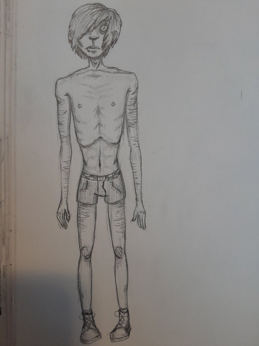 Dream body

(Drawing I made, includes sh scars)