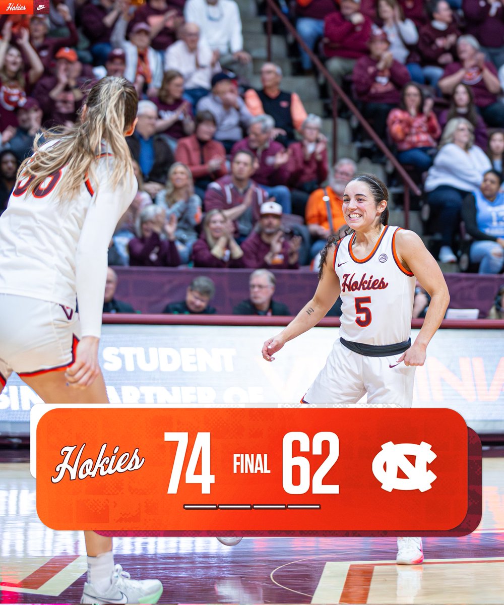 HokiesWBB's tweet photo. What a day Hokie Nation 😁 https://t.co/HTRTnmiJpz