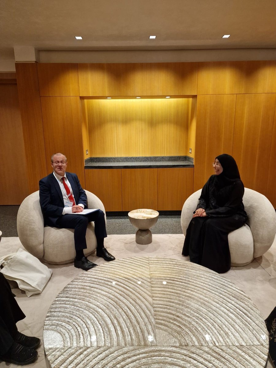 An honor meeting Qatar Public Health Min. Hanan Al Kuwari @ #MEF2024 on Quality & Safety in Healthcare. We discussed: - Working through WHO Centres of Excellence on quality of care - Collaboration on tackling NCDs - Qatar's key role in #HealthForPeace amid conflict & war.