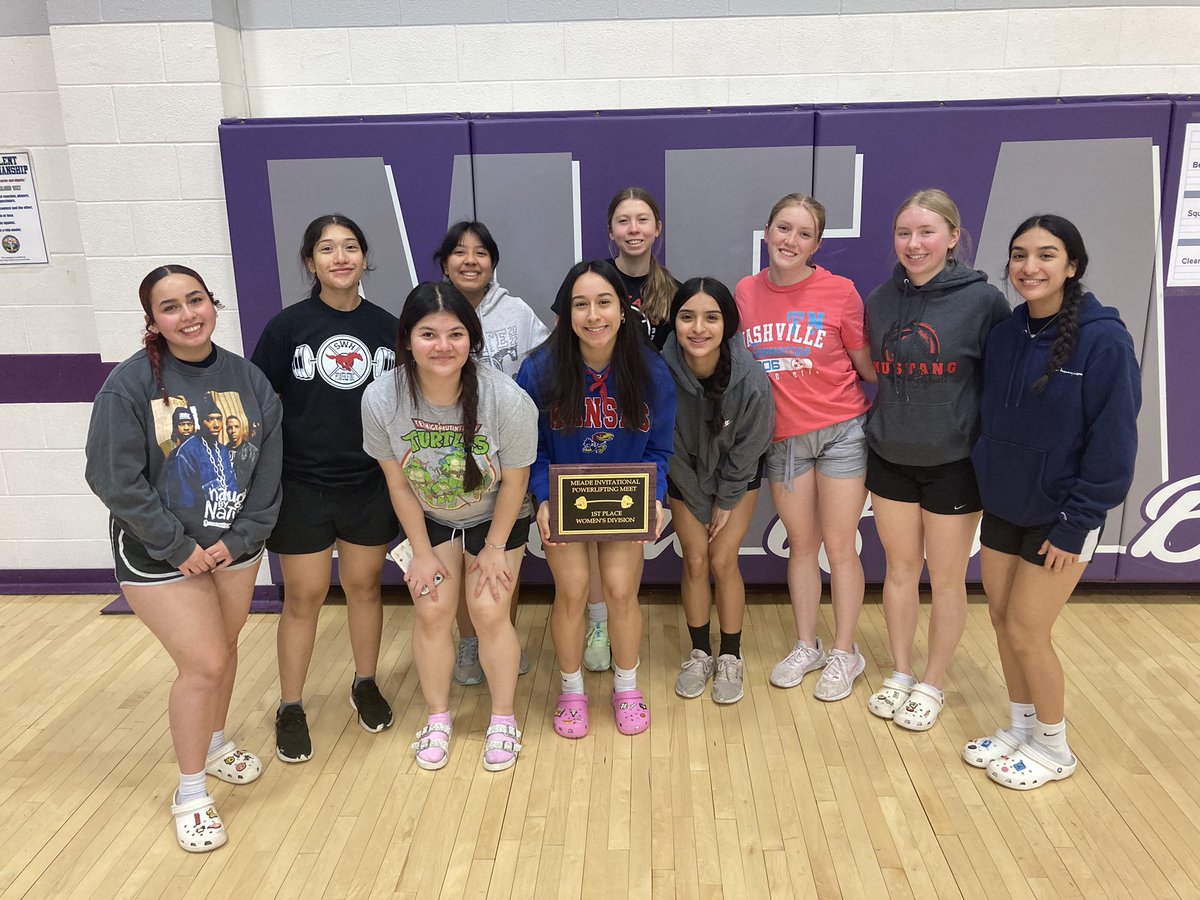 Congratulations to the SWH Girls Powerlifting Team who finished 1st at the Meade Powerlifting Meet. Adali, Lauren, Katherine, Jennifer, Maryjane, Layla, Magda, Johanna, Emma, Juanita, and Addyson &amp; Hailey (not pictured)