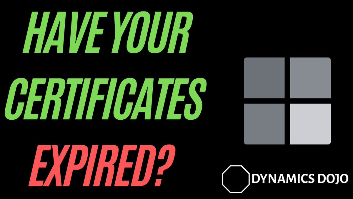 DynamicsDojo's tweet image. You&apos;ve invested your money and time getting Microsoft Certified!  Do you know your certs expire? But they&apos;re easy to renew - see how here youtu.be/X45_ObEuEqw
#MicrosoftCertified #MicrosoftLearn #MicrosoftCertified #DynamicsDojo #Microsoft