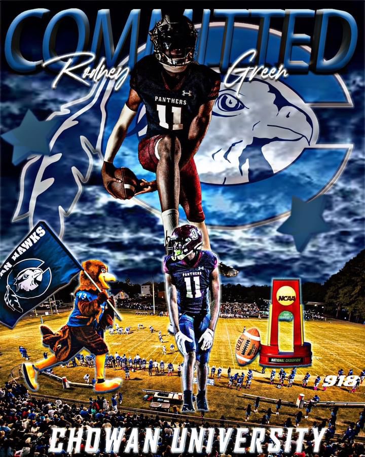RodneyGreenJr11's tweet photo. Thanks Coach!! @CoachChrisDent @CoachNye_ @Coach_Sime81 @DwyerHSFootball @DwyerAthletics @Snausy54 @CoachPaulJohnsn @chowanfootball @CoachAlShipman https://t.co/1sxMwqWVzp