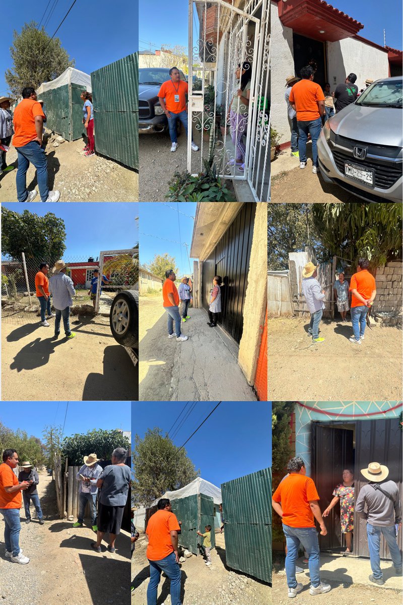juliomoriba's tweet photo. Esta tarde recorrimos las principales calles de nuestra población en Santiaguito Etla, saludamos  a nuestr@s  paisan@s de mi querido Valle Eteco #YoMeEncargo 🧡 https://t.co/vBlWaERLP9