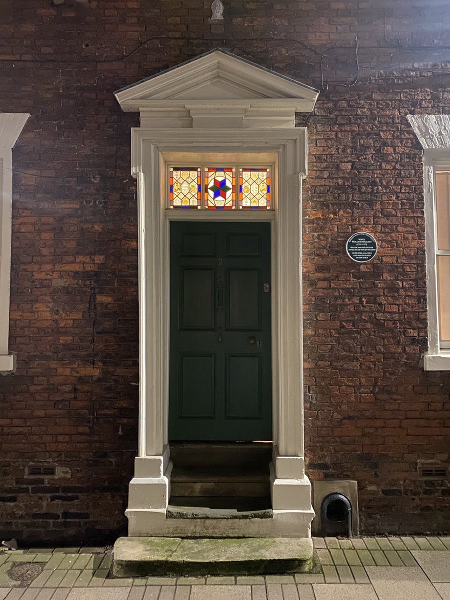 A lovely Compline <a href="/Bev_Minster/">Beverley Minster</a> to say farewell to an old friend. Town bathed in moonlight. Mary Wollstonecraft’s old house on Highgate with its attractive front door.