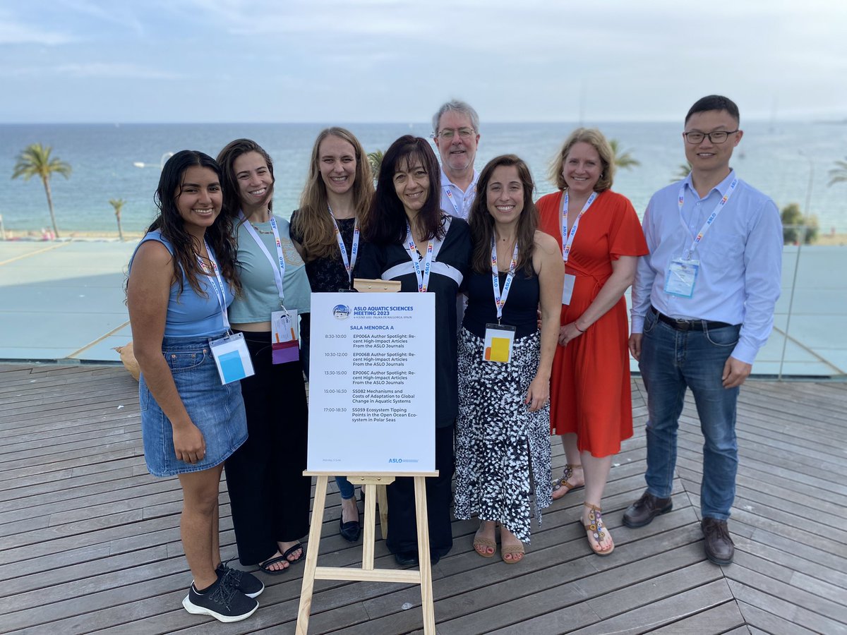 R_Franco_Santos's tweet image. The ASLO editors &amp;amp; I recognised notable authors publishing in #ASLO_LO, #ASLO_Methods, #ASLO_Letters, #ASLO_Bulletin during the #ASM23 Spotlight session 
@LarsStemmann @SeverineMartini @DaphneDonis @DeepMicrobe @PatSoranno @MtnScience @bobsterner @nathangeraldi1 @xiaoxiazhang4