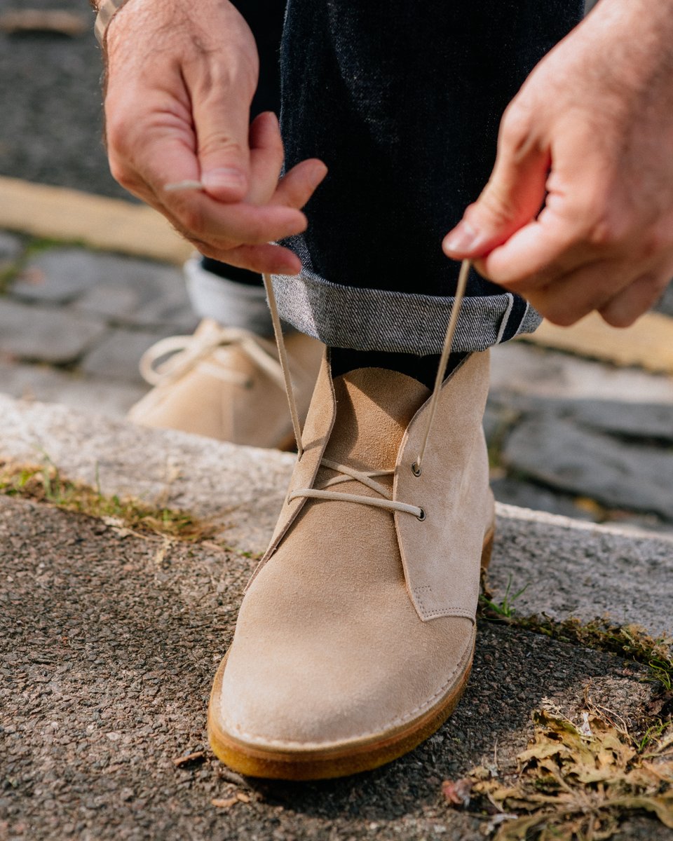 Crown Northampton produce probably the best Desert Boots out there! Part of their Stitchdown Collection, epitomising how Crown's shoes being masterfully crafted in England by hand from start to finish.

visit.ws/g/b3Ai