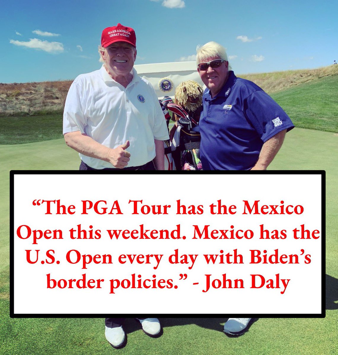 PGATUOR's tweet photo. John Daly was asked about this week’s PGA tournament… https://t.co/JcXMtfdDK0