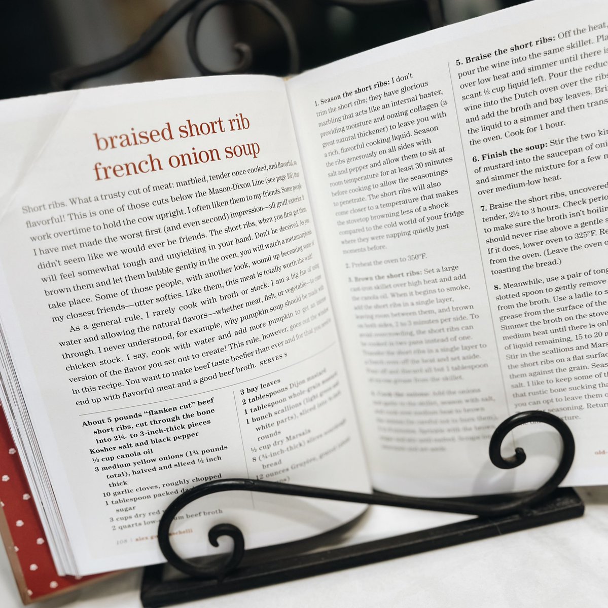Have been eyeing this recipe in <a href="/guarnaschelli/">alex guarnaschelli</a>’s “Old-School Comfort Food” for years. Today’s the day… about to generously season short ribs with kosher salt to get this party started! 🍖🧂