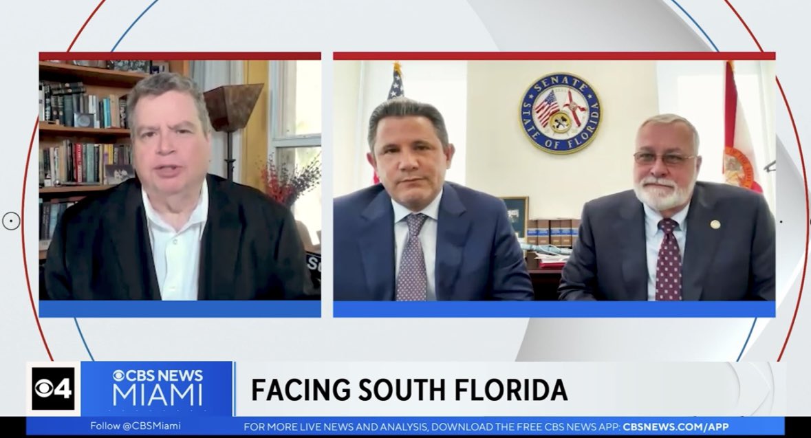 Delighted to join @Sen_Albritton on @DeFede’s Facing South Florida.