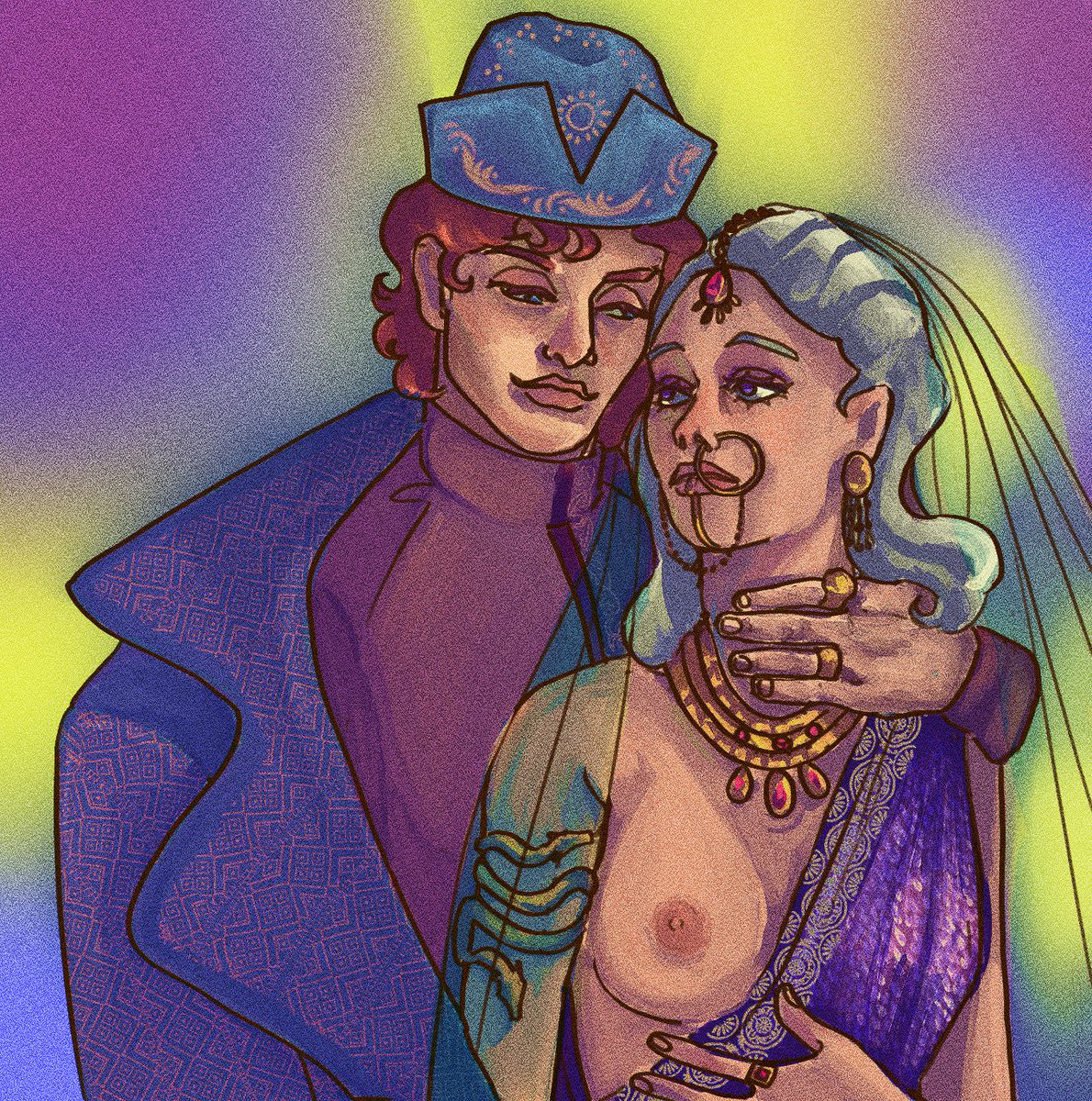 Chiarart13's tweet image. Robb and Dany for the #SixFanarts ship challenge commissionated by @Lucifer_soul_

#robbstark #daenaerystargaryen #robbxdaenaeryes #robertstark #book #couple #housestark #sketch #ASOIAF #fanart #essos #housetargaryen #oriental #indianfashion #russianfolklore