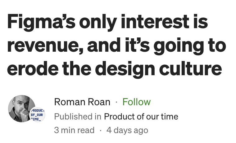 liacastelli's tweet photo. mas nossa amigo, vc achou que o figma é uma instituição filantrópica formada por autores de "o papel social do design"????? https://t.co/Hlqeamq4pS
