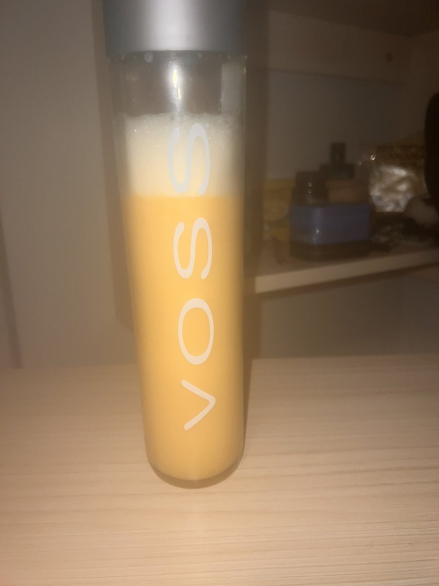 MPfounder's tweet image. Do you often feel dehydrated during the day? Try this anabolic hydration concoction: 

Freshly squeezed orange juice 
3-4 raw eggs
Sea salt 

Dehydration is not possible after consuming this beverage