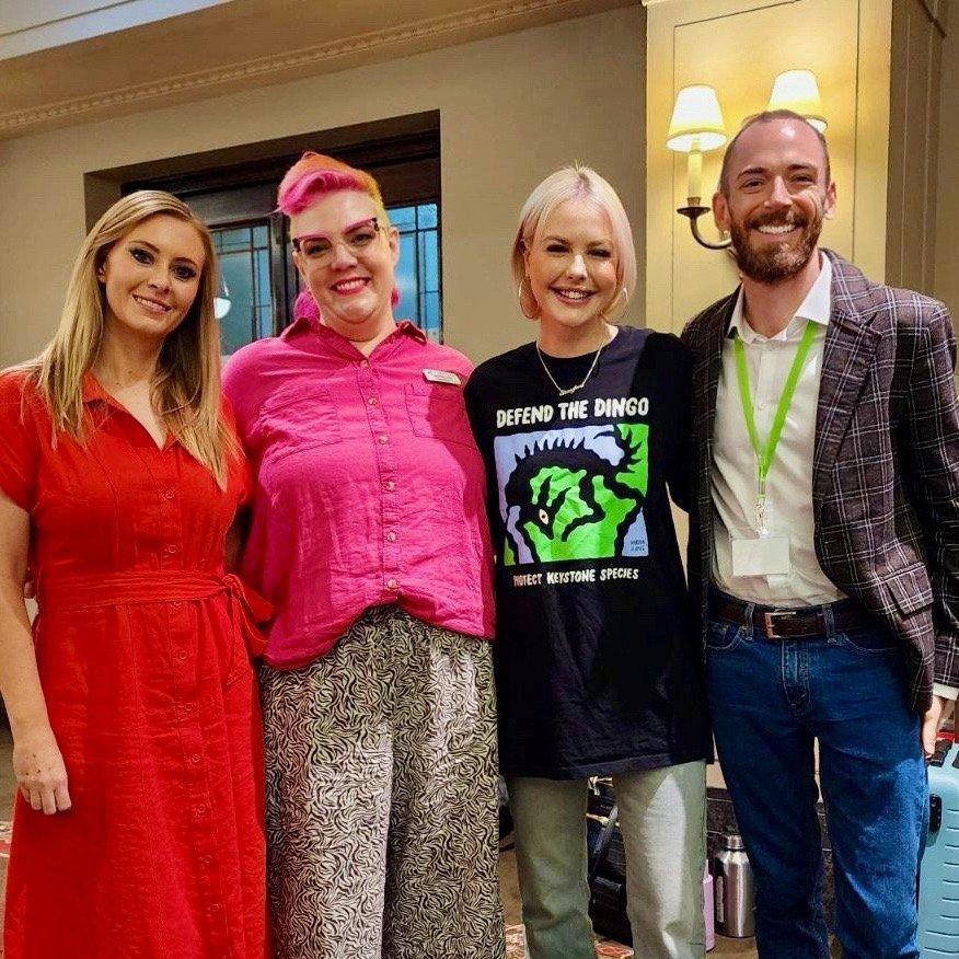 TheGreysMatter's tweet photo. Wonderful to chat with Emma Hurst MLC and Georgie Purcell MLC at the Animal Rights Forum in Melbourne this past weekend. #AdvocateAndEducate https://t.co/qOE9Nw5PbO