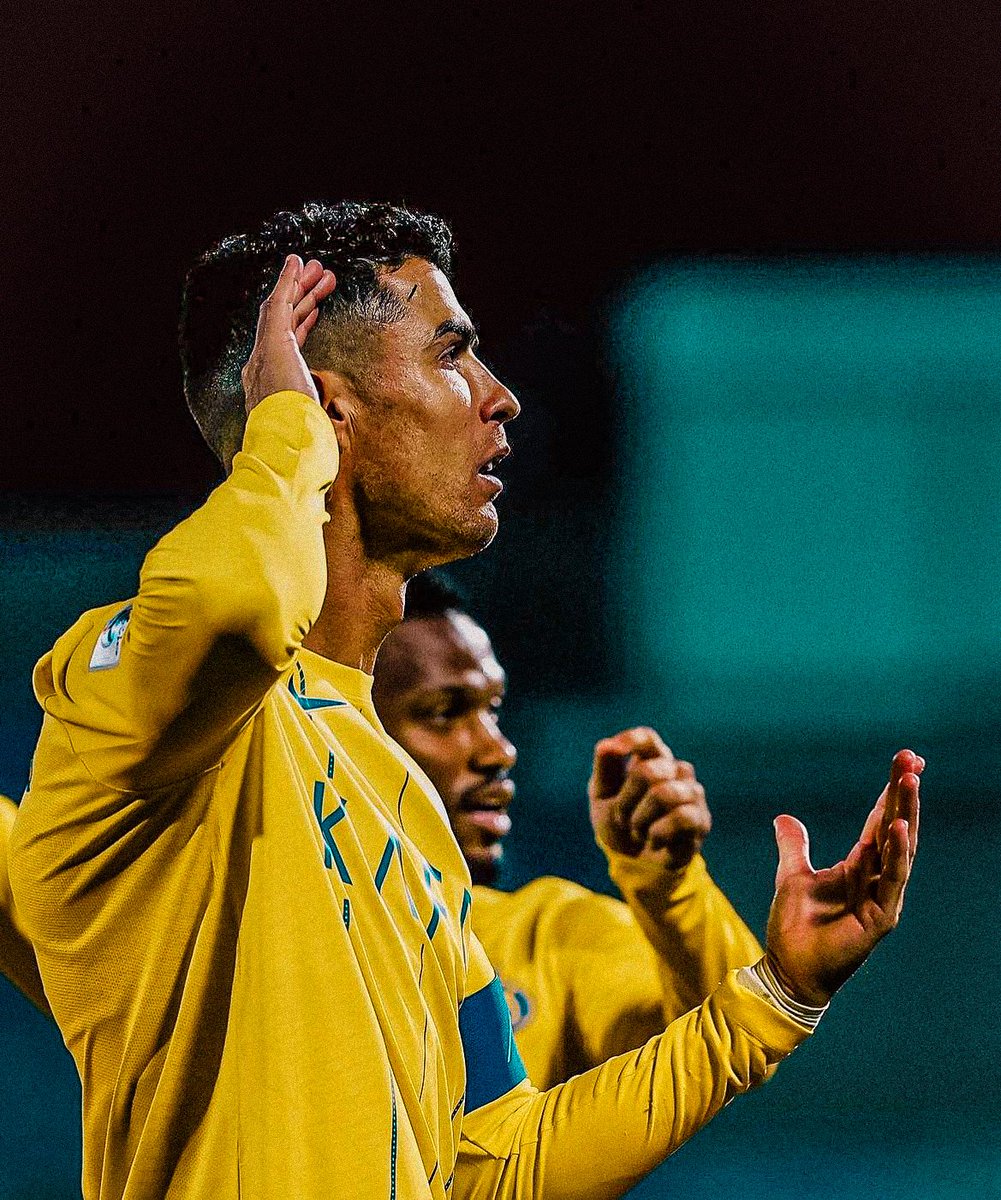 TeamCRonaldo's tweet photo. 🚨 It appears that Al Shabab will file a lawsuit against Cristiano Ronaldo for his celebration after the third goal. https://t.co/v34Ls9bd0a