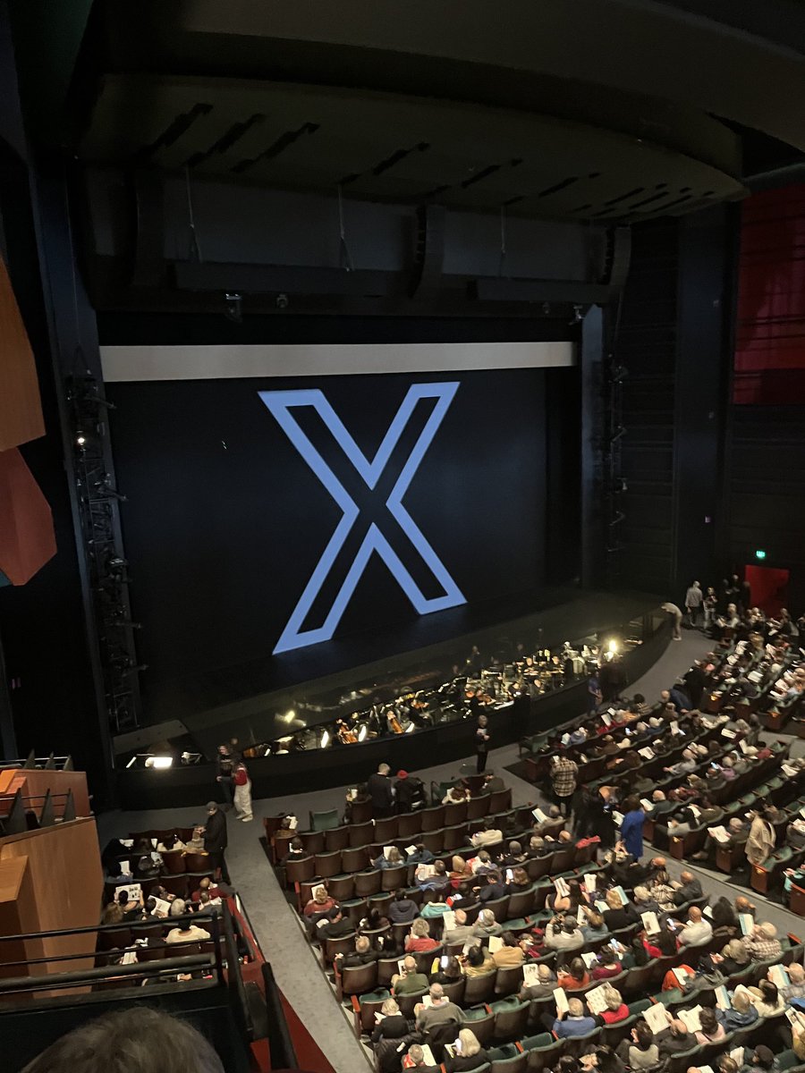 This is not the X logo. It’s Malcom X the opera!