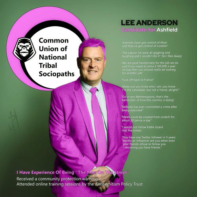 It seems quite a few people want to see what 30p Lee Anderson would look like in Pink - perhaps he might<a href="/tag/laurencefox"class="tags"><span>#laurencefox</span></a><a href="/tag/lozza"class="tags"><span>#lozza</span></a><a href="/tag/failedfox"class="tags"><span>#failedfox</span></a>