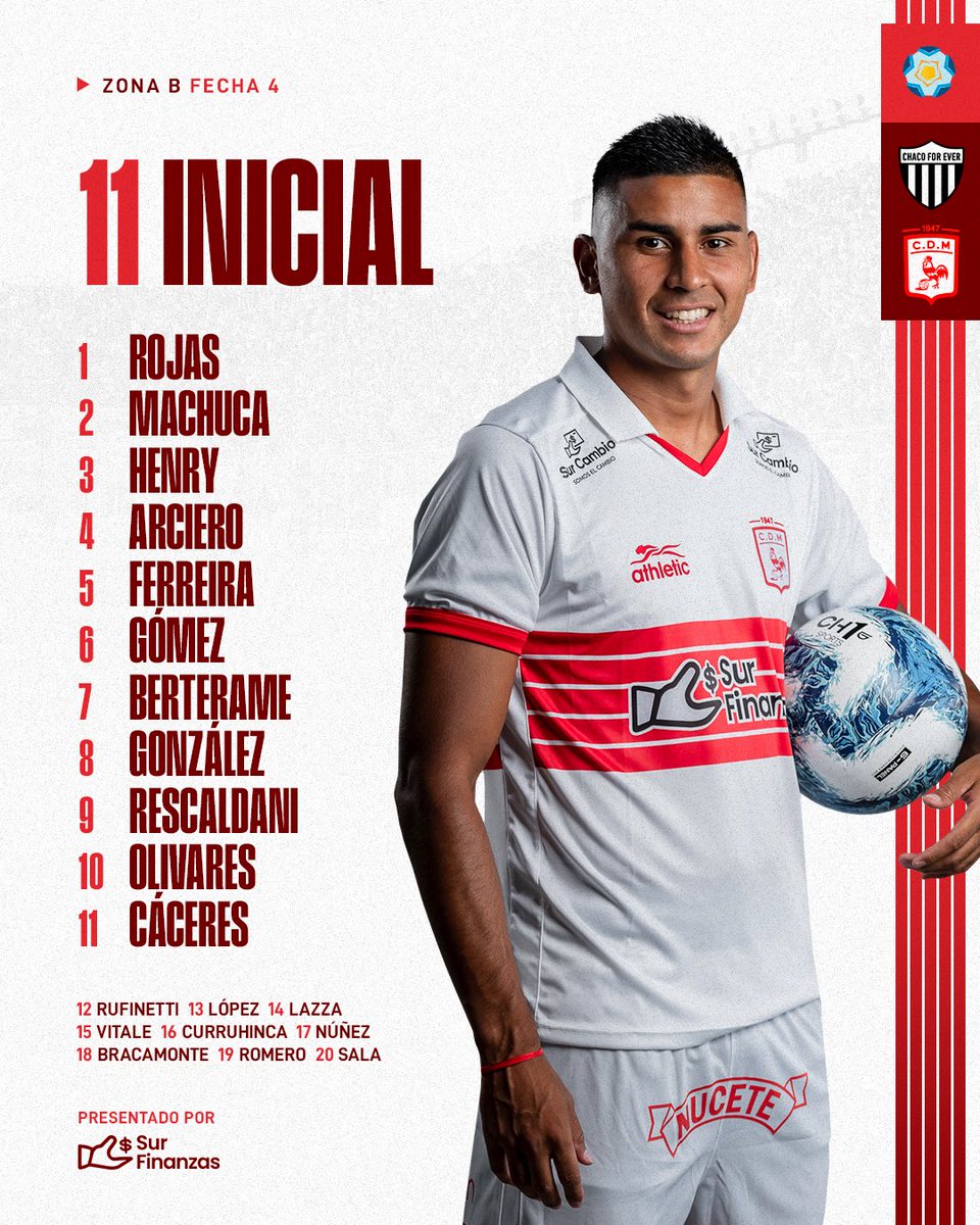 depmoronoficial's tweet photo. #JuegaMorón | 📢 ¡ASÍ SALIMOS! 📢

📋 Estos son los elegidos Fabián Nardozza para enfrentar a Chaco For Ever a partir de las 19:30.

#SomosElOeste🐓 https://t.co/OFMX9iUdMZ
