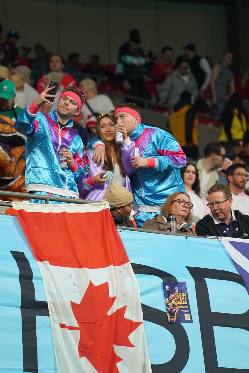 At #VANSEVENS some dressed rugby fans day two at @BCPlace
@CanadaSevens  #RugbySevens