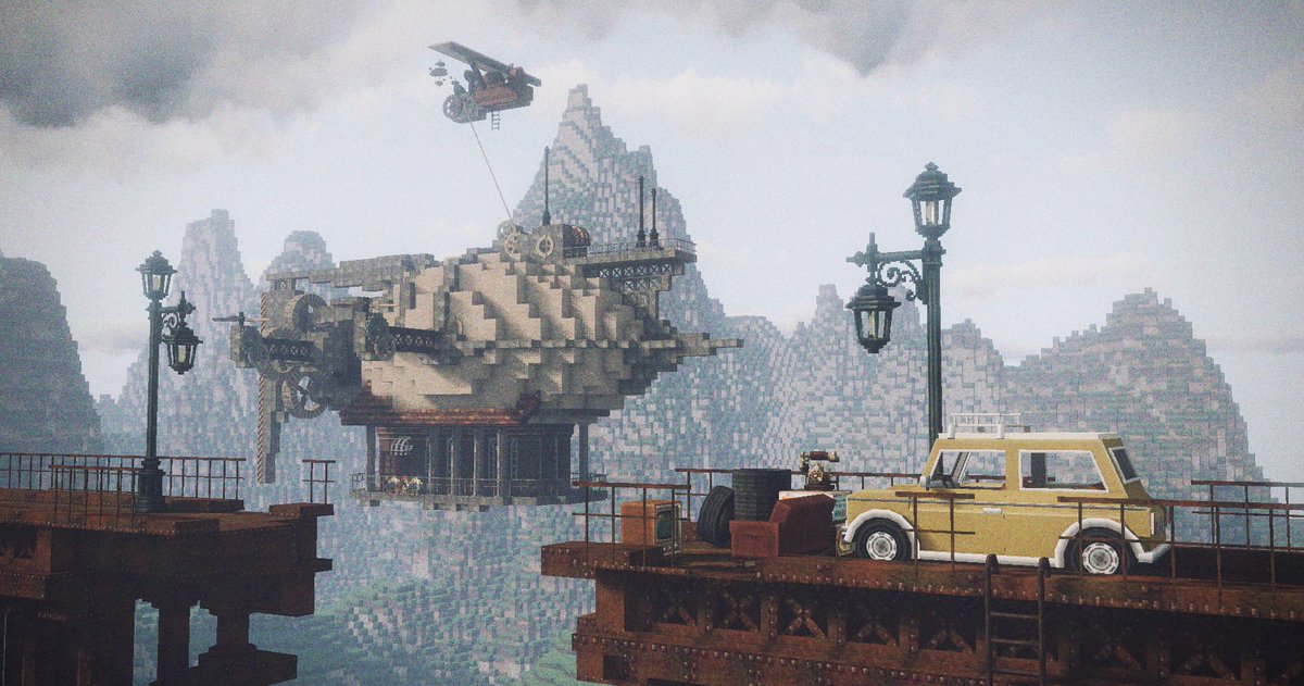 終末世界を旅する飛行船💭

#Minecraft 
#MiniaTuria