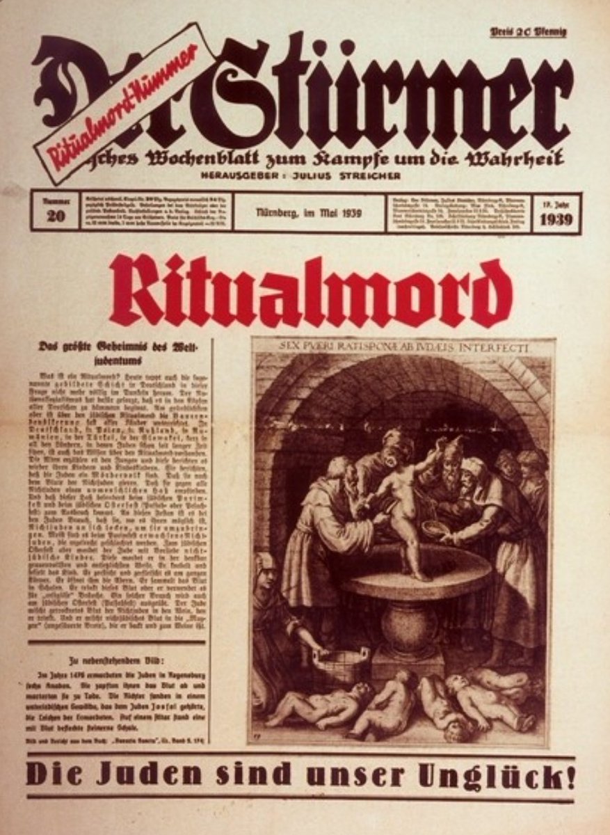 BREAKING: Der Stürmer asked to explain itself after revelations the author of its recent Ritualmord feature exposé may have ties to NSDAP and been a member of the Sicherheitsdienst des Reichsführers-SS, thus casting doubt on the paper's totally real journalistic integrity.