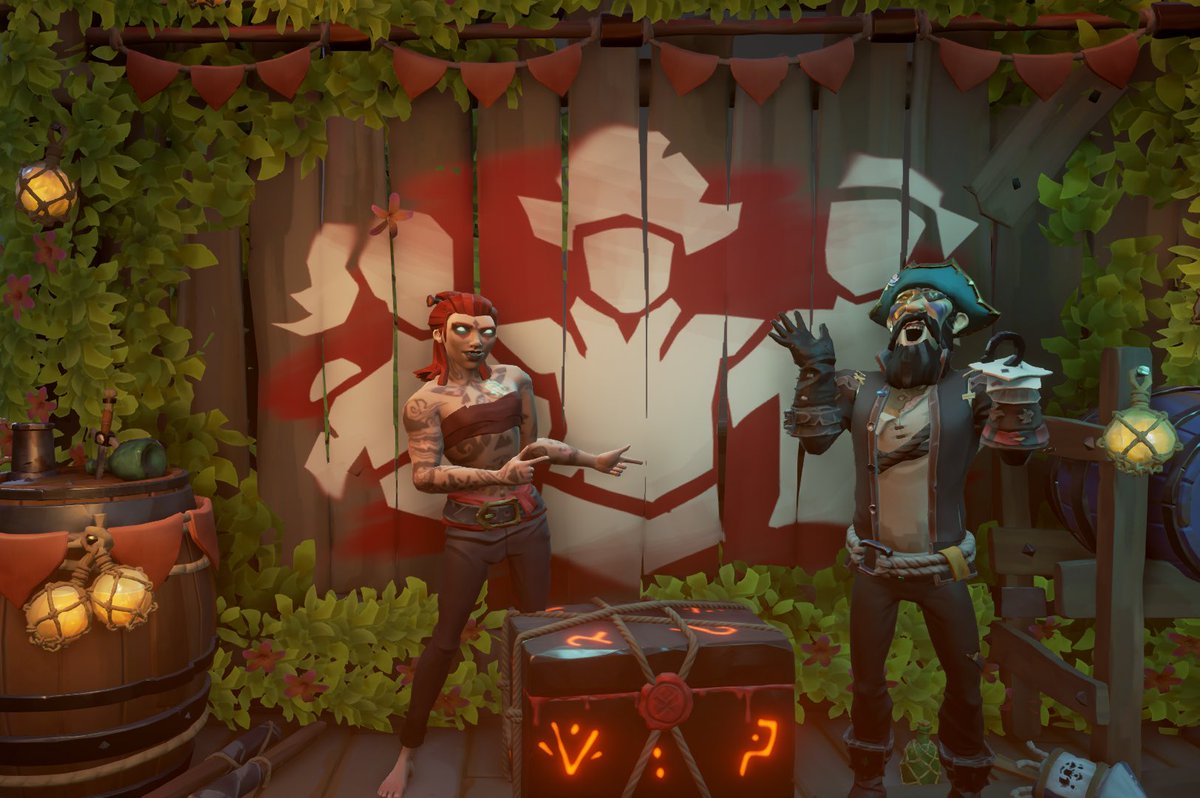 Was amazing to be able to share some community weekend with <a href="/Lukebot19/">Lukebot19</a> 🔥 one of my closest friends, has stuck by me through everything. 

I’d nominate both of these lads for the blue hat if they didn’t already have it 😂❤️ <a href="/HeyMilku/">Milky #SoTFestV</a> 

<a href="/SeaOfThieves/">Sea of Thieves</a> #SeaOfThievesCommunityWeekend