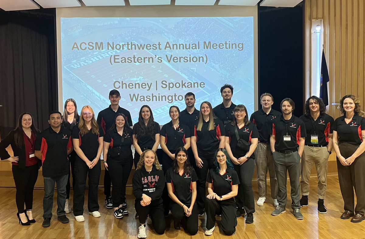 Another great ACSM NW conference with my students last weekend and now get to start my term as President of the chapter. Feels surreal to say after serving my first term as National Student Rep only 11 years ago…