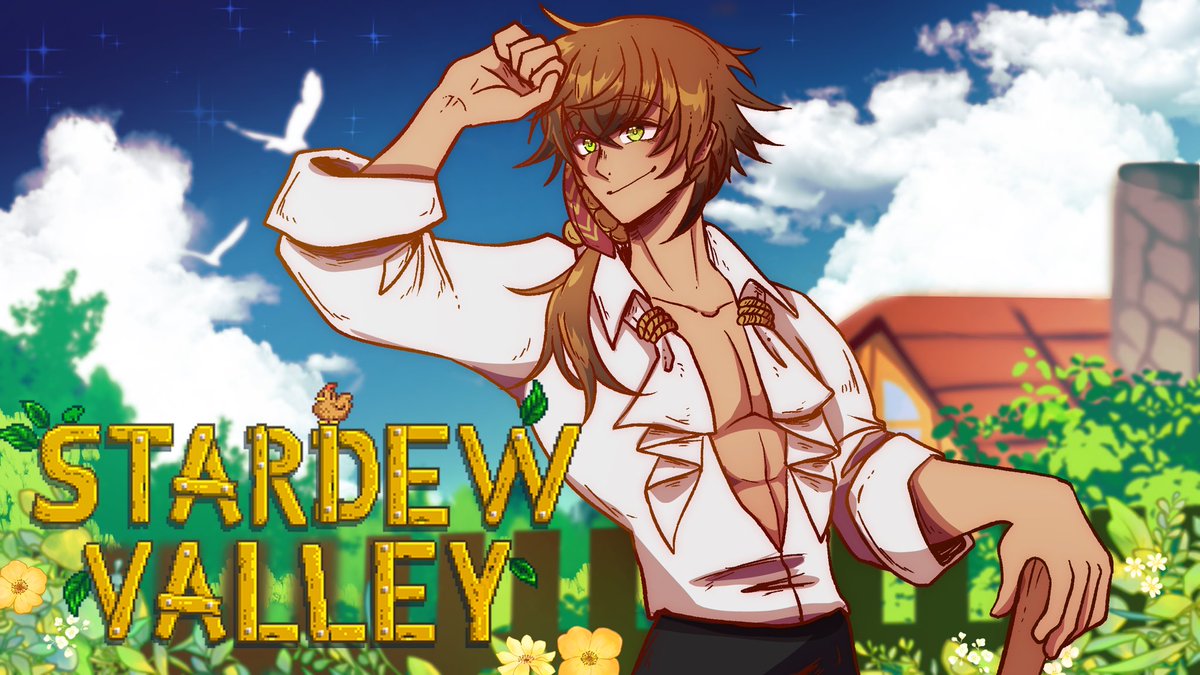 Stardew Valley this week!! Yippeeee!!✨✨✨ 

Link for HD version 👇

#galeGallery #thumbGale