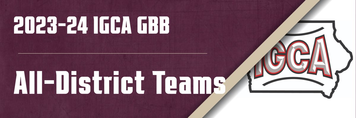 Congratulations to the 2023-24 IGCA All-District Teams! Visit our website to see the complete list of teams: buff.ly/3IcWopX