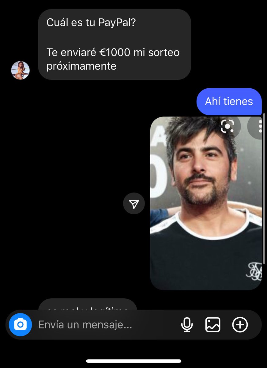 Pueden dejarme me hablar cuentas falsas de tías polioperadas, dejadme en paz por favor