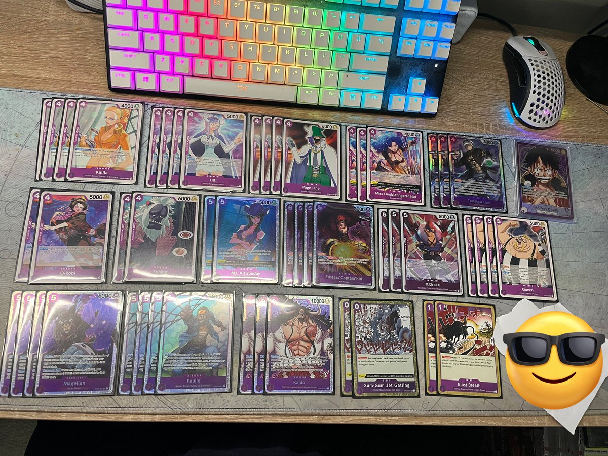 Splunkii's tweet photo. My 10th place Luffy deck from yesterdays CoreTCG Treasure Cup 😤

#OnePieceTCG #OnePiece #OPTCG #OnePieceCardGame https://t.co/yhR65hsbMS