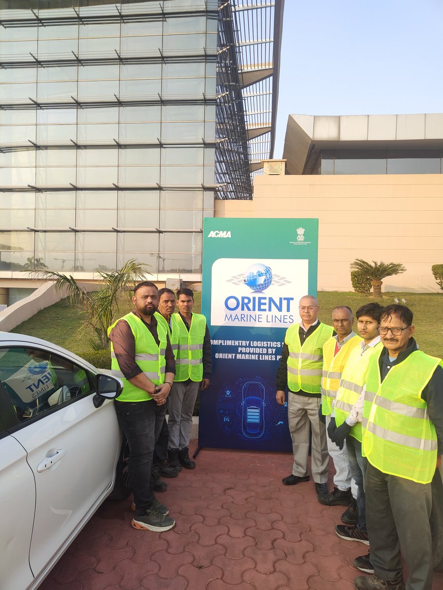 omlpl's tweet photo. We're thrilled to announce that Orient Marine Lines Pvt. Ltd. is providing complimentary logistics services to exhibitors at  @ACMAIndia EV Expo 2024 (27-27 February, Manekshaw Centre, New Delhi)
#exhibitions #Collaboration https://t.co/cXzlN0bVow