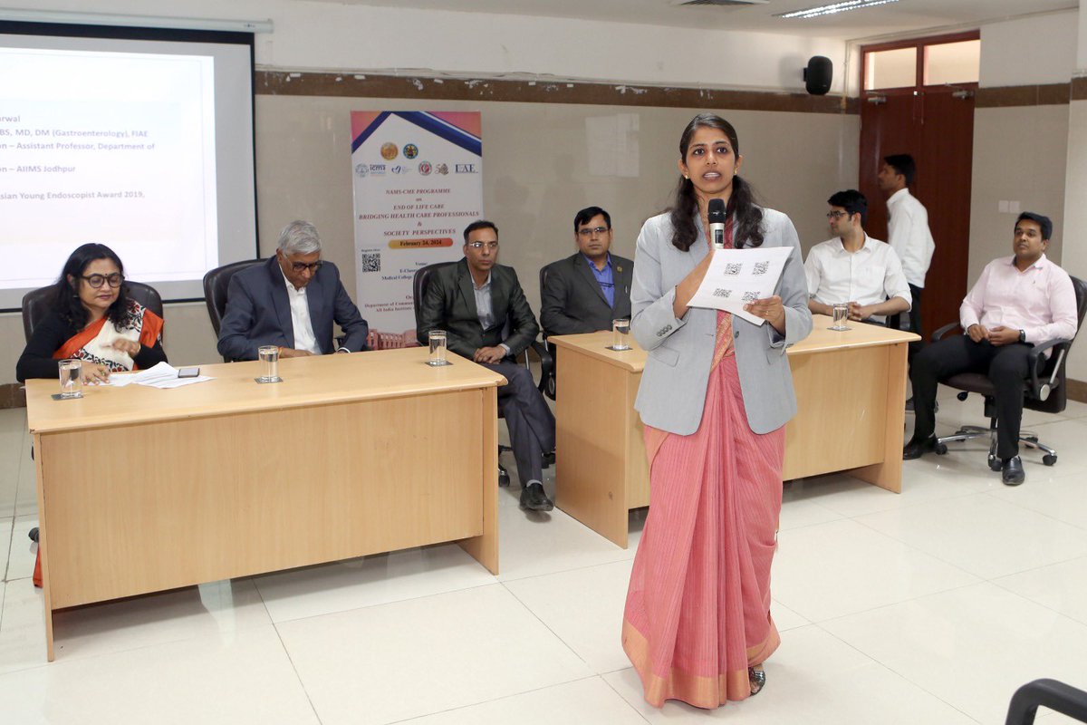 A powerful and engaging session <a href="/aiims_jodhpur/">AIIMS Jodhpur</a> by <a href="/Cmfmaiimsjdh/">CMFM Dept AIIMS Jodhpur</a> about Care that matters to our loved ones; engaging communities  and essential stakeholders for building partnerships .... key towards ensuring dignified death for terminally ill members &amp; setting larger community