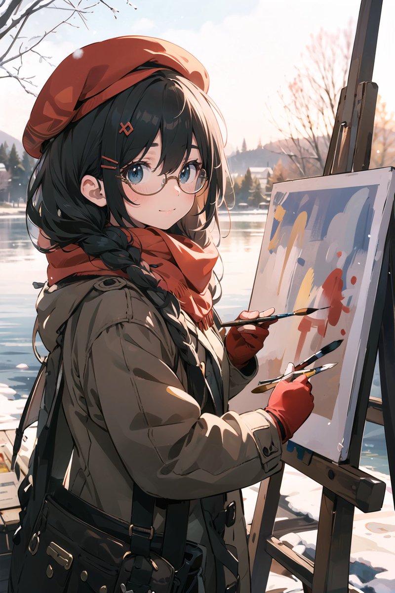 yomikakiyomi's tweet image. ベレー帽=絵描きのイメージありませんか？
#beret #AIart #stablediffusion #AIイラスト好きさんと繋がりたい
pixiv.net/artworks/11640…