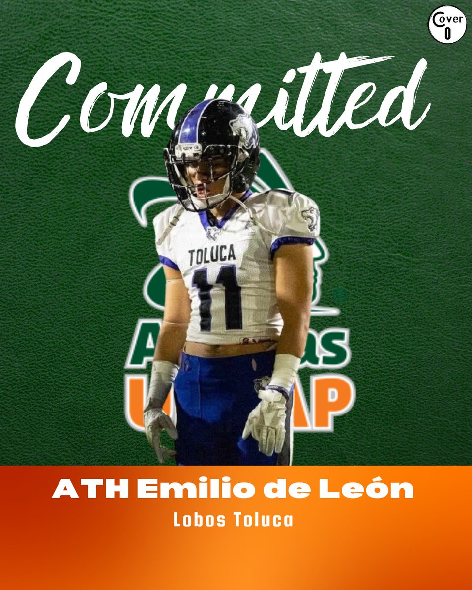 🚨 COMMITTED 🚨 Confirmado, el ATH Emilio de León se suma a la clase 2024 de @aztecasudlap. #ONEFA #LigaMayor