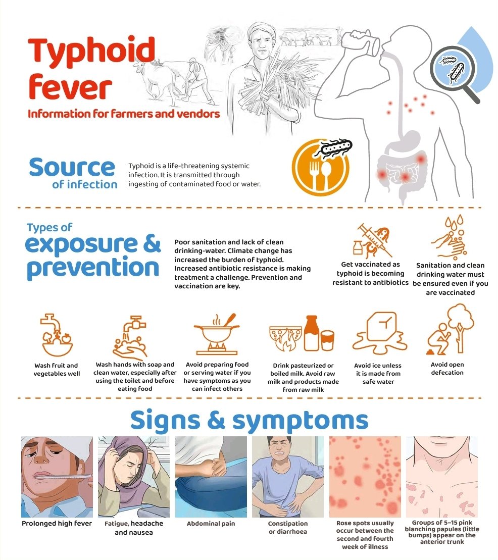 If symptomatic, seek medical advice without delay #Entericfever