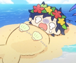 NanaAsteria's tweet image. show me your favourite screenshot from summertime astel leda x nana asteria. 
i&apos;ll start. ✨😩

#starrysummer