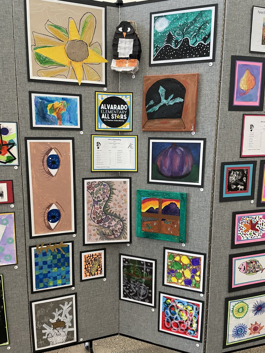 There’s still time to see Alvarado in the 2023-2024 APS District Art Show at Berna Facio Professional Development Center! The Exhibit dates are now through Thursday, March 14, gallery hours are Monday - Friday, 8:00 - 4:00 pm; Saturday, March 2; Saturday March 9, 9:00 - 2:00 pm.