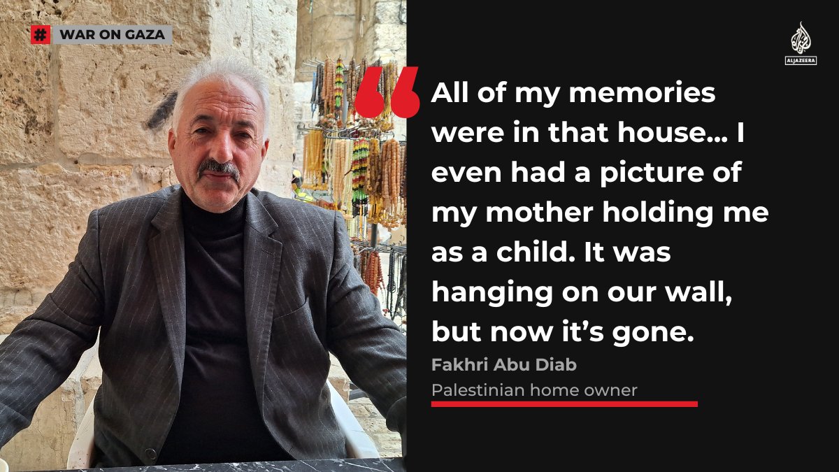 In occupied East Jerusalem, Palestinian homeowner Fakhri Abu Diab and his family were evicted by Israeli authorities, who then ordered the bulldozing of their home aje.io/59cdre
